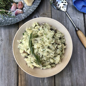 Chunky Mashed Potatoes with Herbs