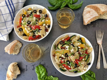 Mediterranean Pasta in dish