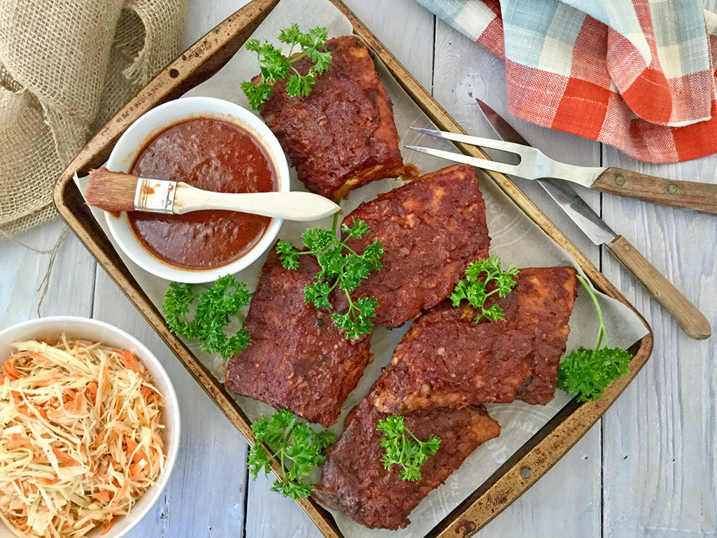 Saucy Oven Spare Ribs