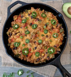 Mexican Chicken & Rice Skillet