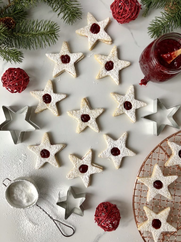 Jam Filled Cut-Out Christmas Cookies