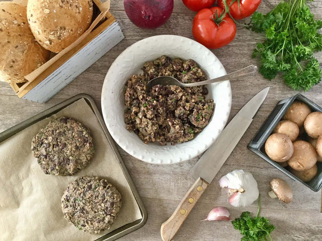 veggie burger no food processor