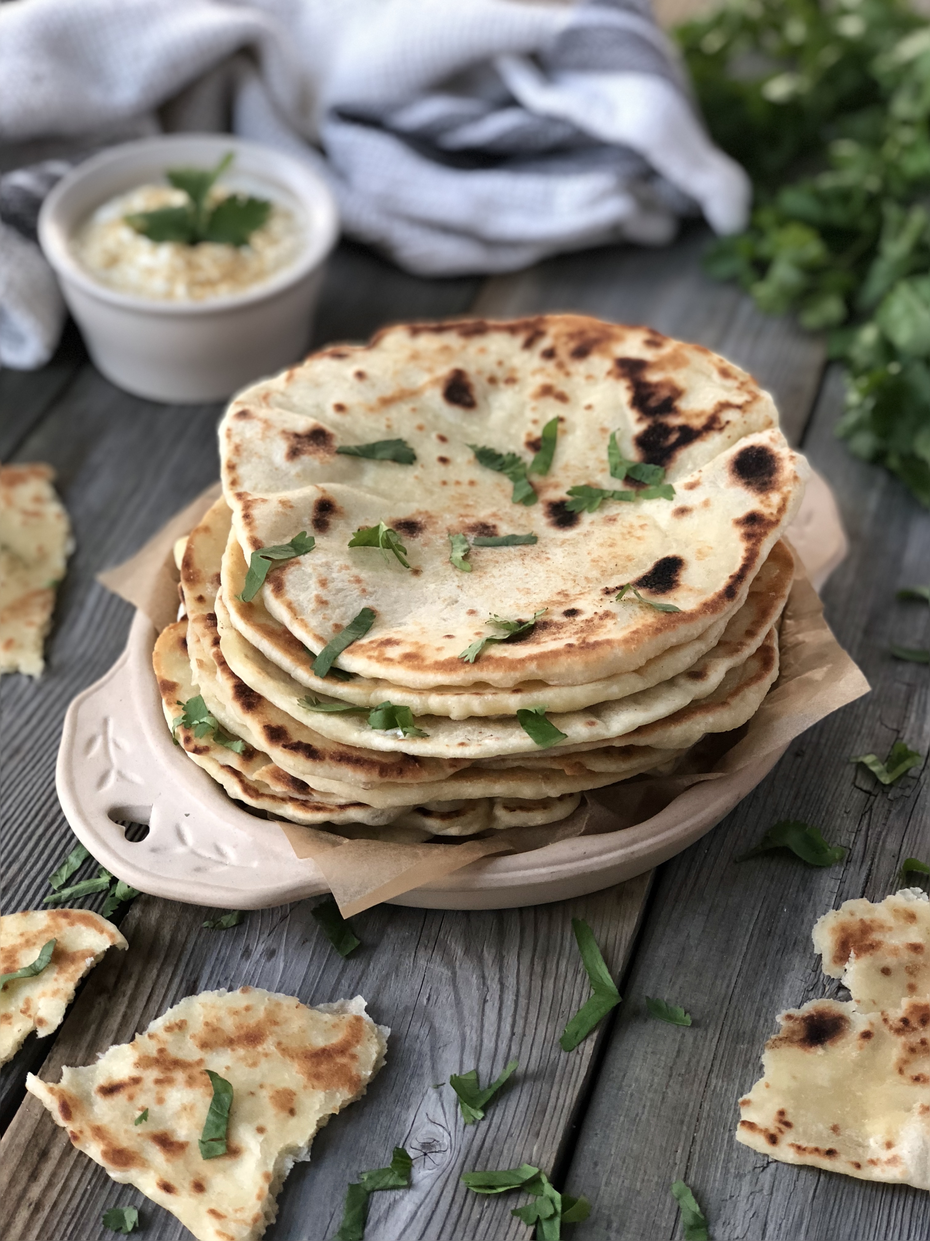 Yogurt Flatbread 1 BEST The Kitchen Fairy