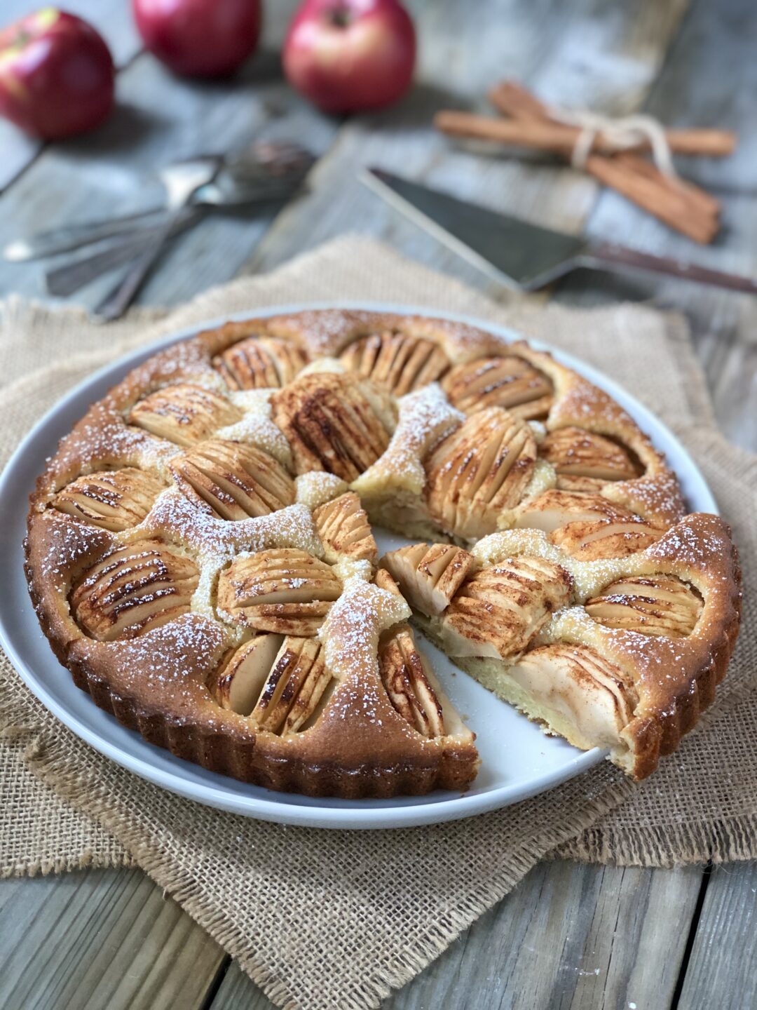 German Apple Cake - The Kitchen Fairy