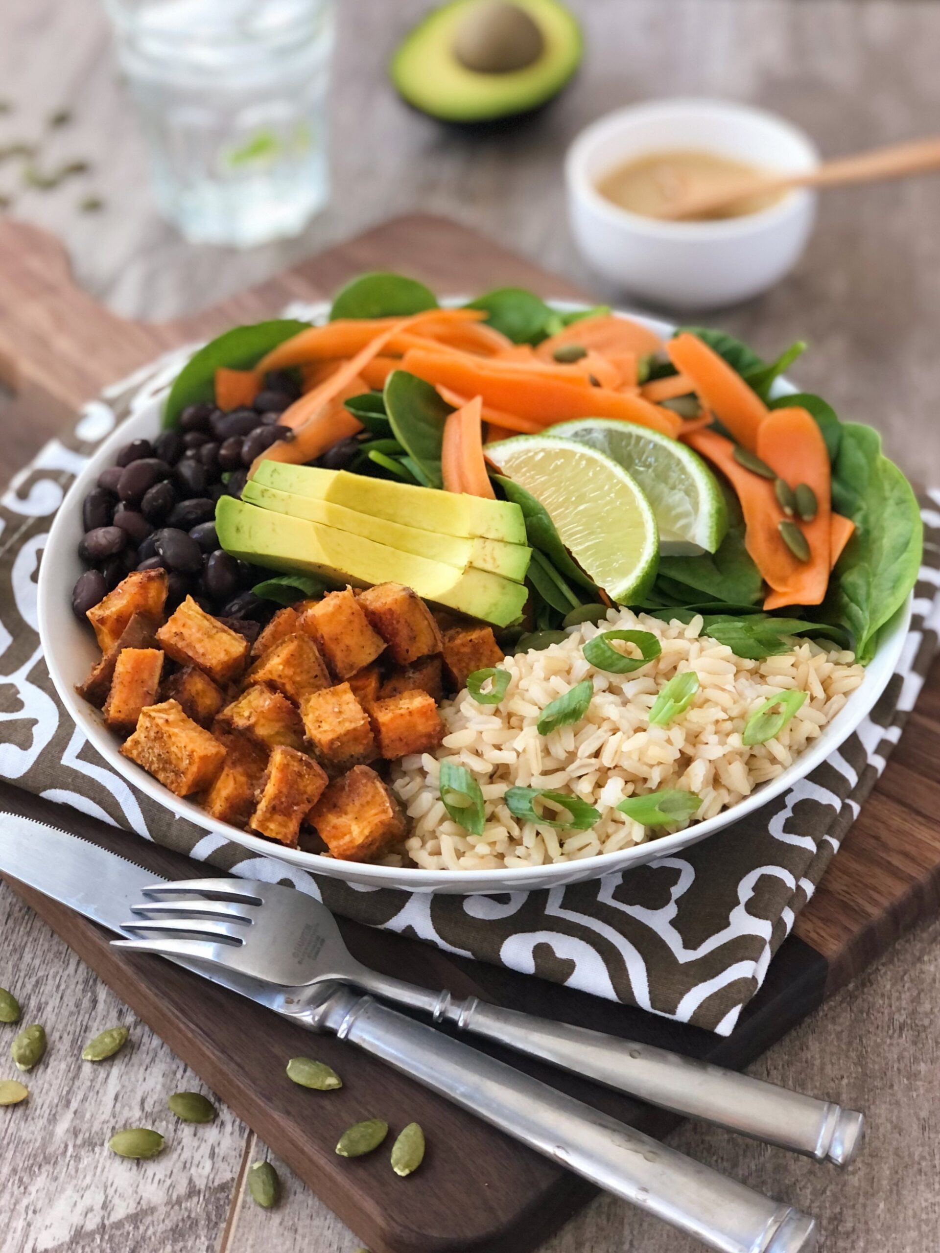 Mexican Buddha Bowl Vegetarian | The Kitchen Fairy