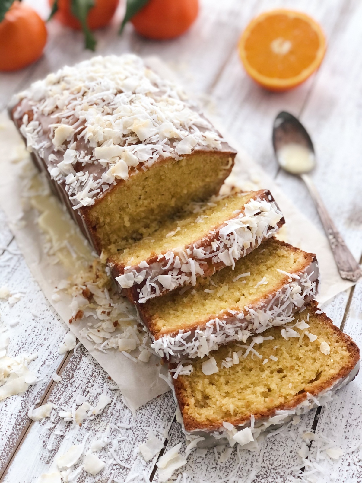 Lemon Coconut Loaf  An easy tea cake with citrus flavour