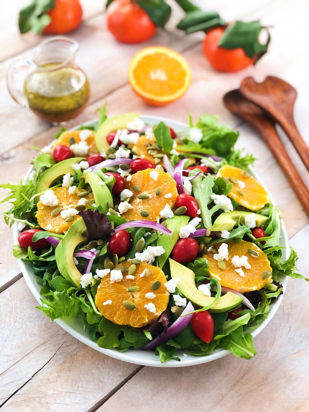 Mandarin Mixed Greens Salad Recipe 